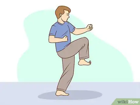 Image titled Use a Front Kick for Self Defense Step 4