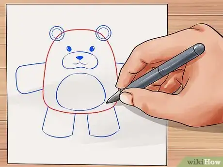 Image titled Draw a Teddy Bear Step 13