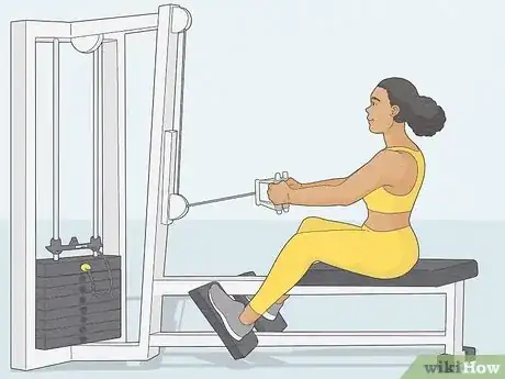 Image titled Do a Seated Cable Row Step 4