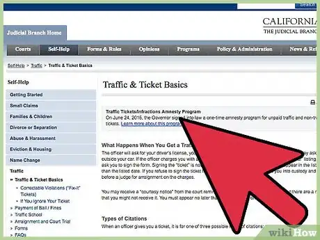 Image titled Pay a California Highway Patrol Ticket Online Step 1