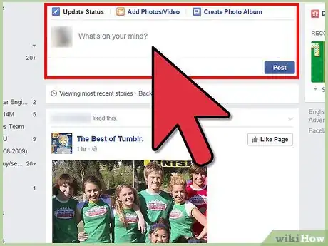 Image titled Post News Articles on Facebook Step 5