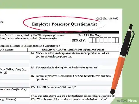 Image titled Get a Federal Explosives License Step 12