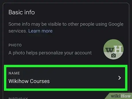 Image titled Change Your Gmail Name on Android Step 13