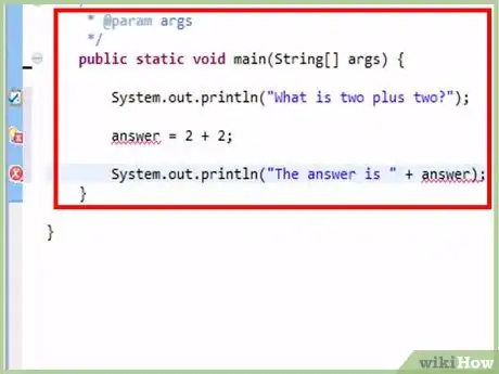 Image titled Start and Compile a Short Java Program in Eclipse Step 5