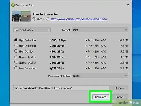 Image titled Download Part of a YouTube Video in HD Step 10