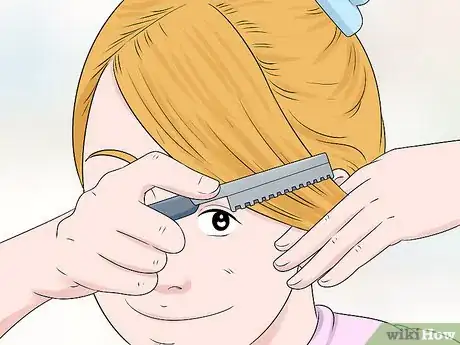 Image titled Razor Cut Bangs Step 5