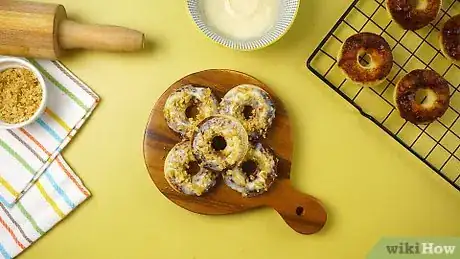 Image titled Make Mini Cinnamon Roll Baked Doughnuts Step 15