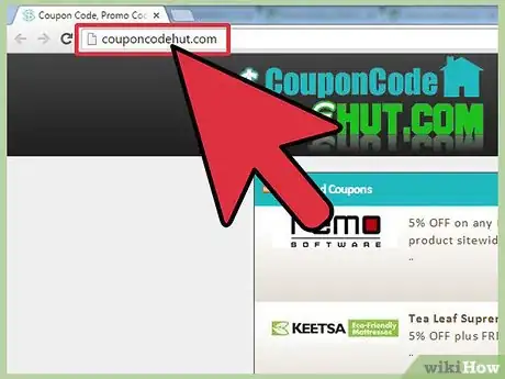 Image titled Buy Online With Coupon Codes Step 2