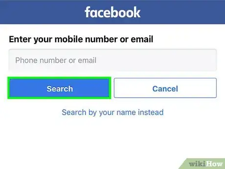 Image titled Recover Your Facebook Password Without an Email Address on iPhone or iPad Step 3