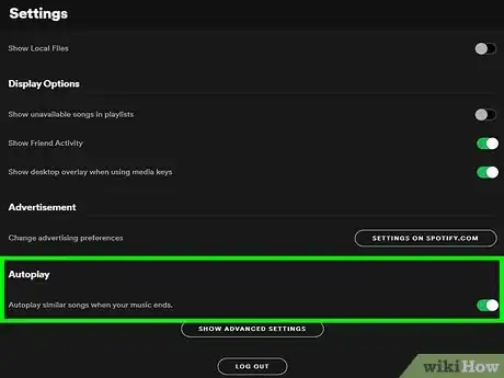 Image titled Disable or Enable Autoplay on Spotify Step 8