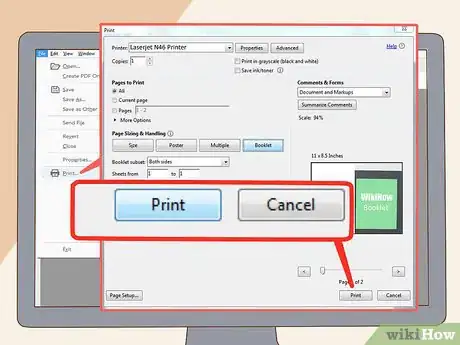 Image titled Print Booklets Step 12