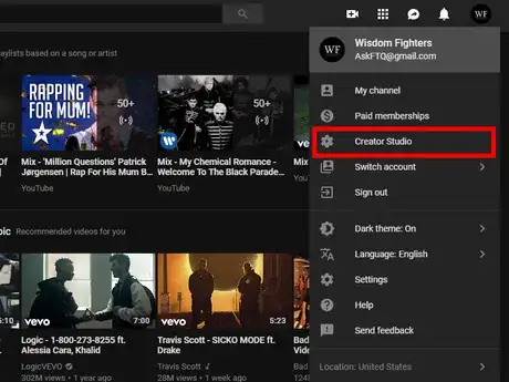 Image titled YouTube Creator Studio Option.png