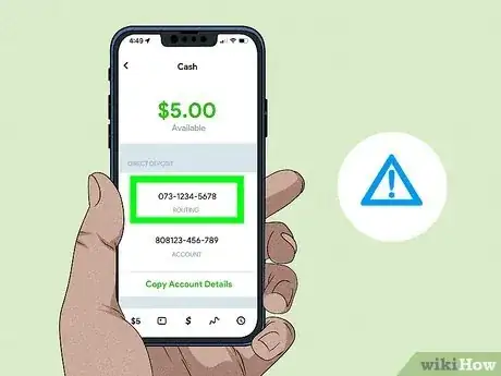 Image titled Change Routing Number on Cash App Step 1