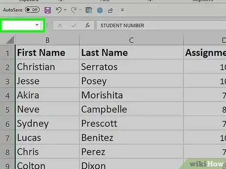 Image titled Unhide Columns in Excel Step 7