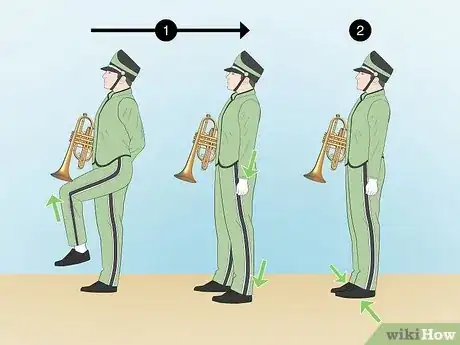 Image titled March In Marching Band Step 2