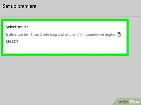 Image titled Premiere a Video on YouTube Step 5