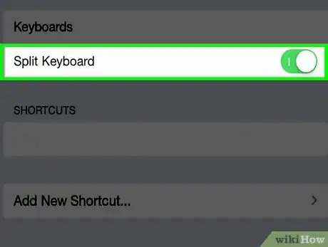 Image titled Enable and Disable the iPad Split Keyboard in iOS Step 4