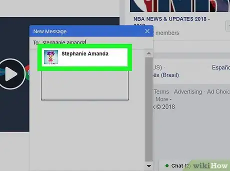 Image titled Send Messages on Facebook Step 5