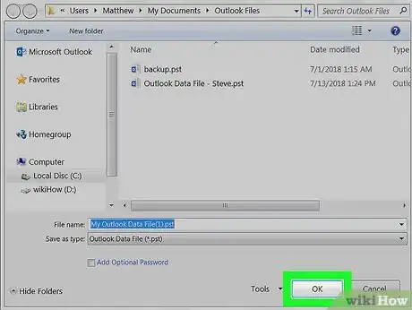 Image titled Create a PST File in Outlook Step 8