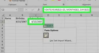 Calculate Age on Excel