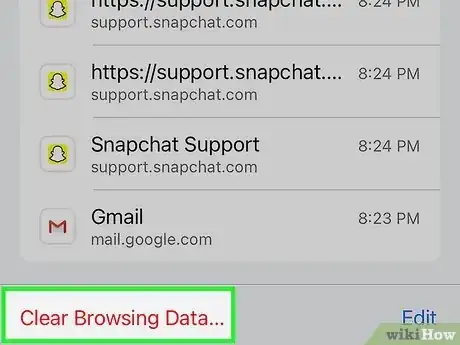 Image titled Clear History on an iPhone Step 8
