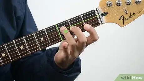 Image titled Play the F Chord on Guitar Step 3