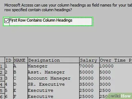 Image titled Create a Database from an Excel Spreadsheet Step 15