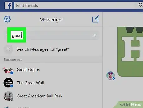 Image titled Search on Facebook Messenger on a PC or Mac Step 5