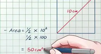 Find the Area of a Square Using the Length of its Diagonal