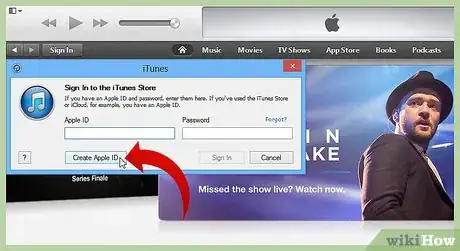 Image titled Create a Free Account on iTunes for Windows PC Step 2