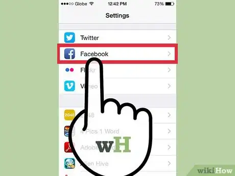 Image titled Disable Facebook Places Notifications on Your iPhone Step 2