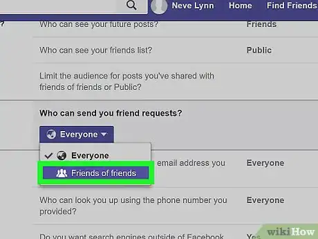 Image titled Make It Harder for People to Find You on Facebook Step 3