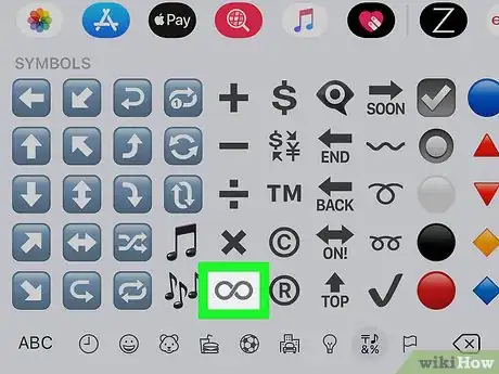 Image titled Make the Infinity Symbol on an iPhone Step 5
