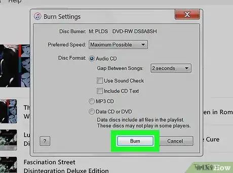 Image titled Burn a CD with iTunes Step 14