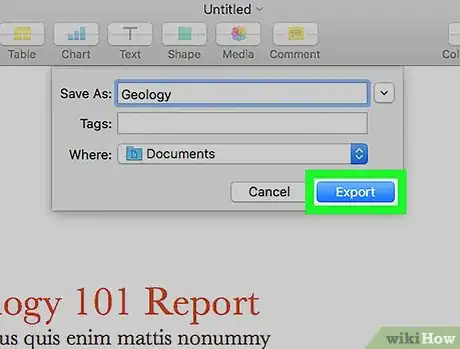 Image titled Convert Pages to PDF on Mac Step 10