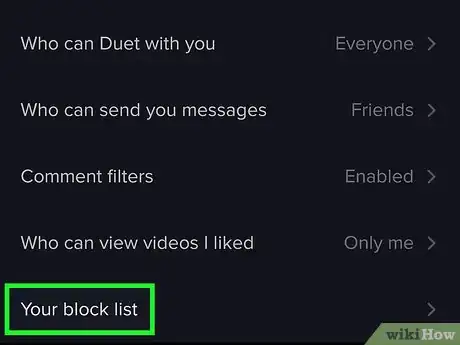 Image titled Block Users on TikTok Step 10