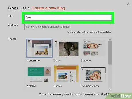 Image titled Create a Blog on Blogspot Step 7