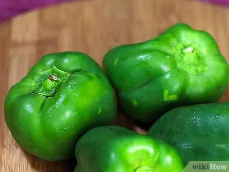 Image titled Freeze Green Peppers Step 1