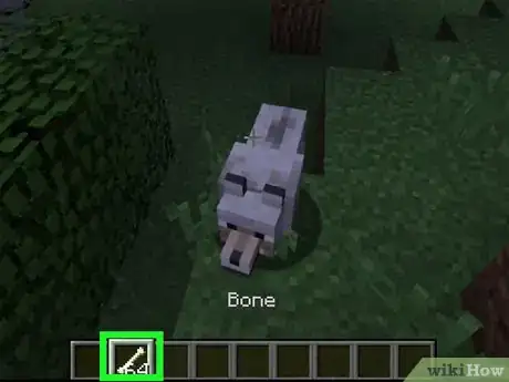 Image titled Tame and Breed a Dog on Minecraft Step 3