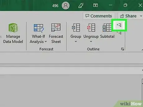 Image titled Collapse Columns in Excel Step 7