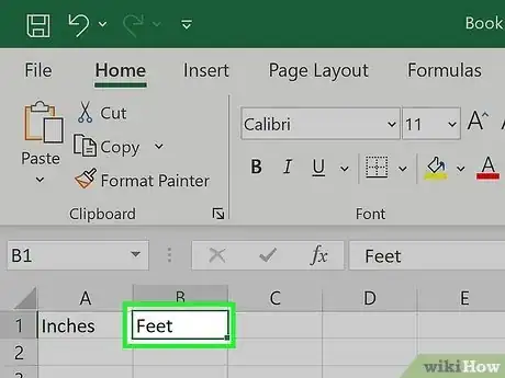 Image titled Convert Measurements Easily in Microsoft Excel Step 2
