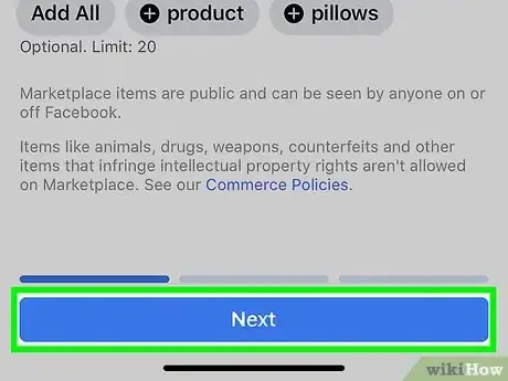 Image titled List Items on Facebook Marketplace Using an iPhone Step 13