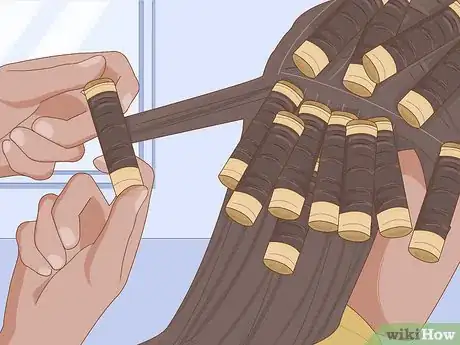 Image titled Make Straight Hair Into Afro Hair Step 4