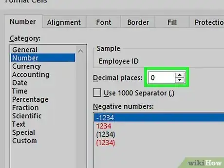 Image titled Remove Leading or Trailing Zeros in Excel Step 5