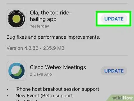 Image titled Update an App from the App Store on an iPhone Step 8