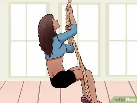 Image titled Climb a Rope Step 1