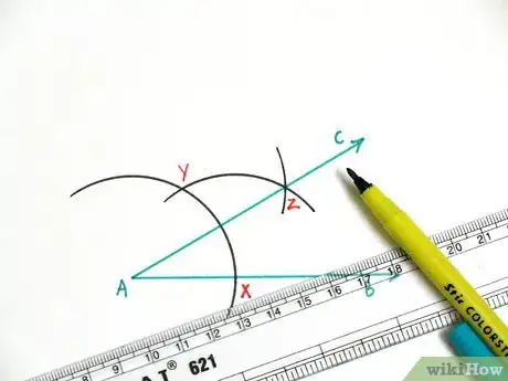 Image titled Construct a 30 Degrees Angle Using Compass and Straightedge Step 5