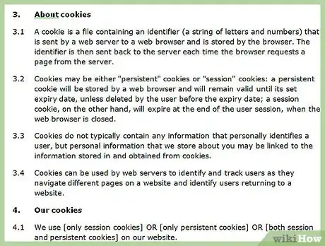 Image titled Create a Website Cookie Policy Step 6