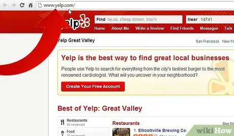 Image titled Delete a Location from the Search Bar on Yelp Step 1