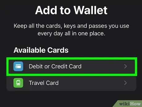 Image titled Set Up Wallet on an iPhone Step 3